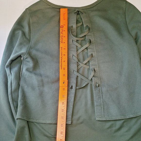 Avia Activewear Top Women's Small Green Outdoor Athletic Casual Walking Autumn - Picture 8 of 10